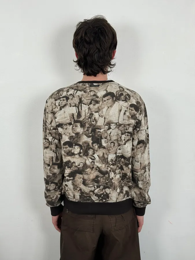 Dolce & Gabbana Mohamed Ali Boxing Grey Sweater - Image 3