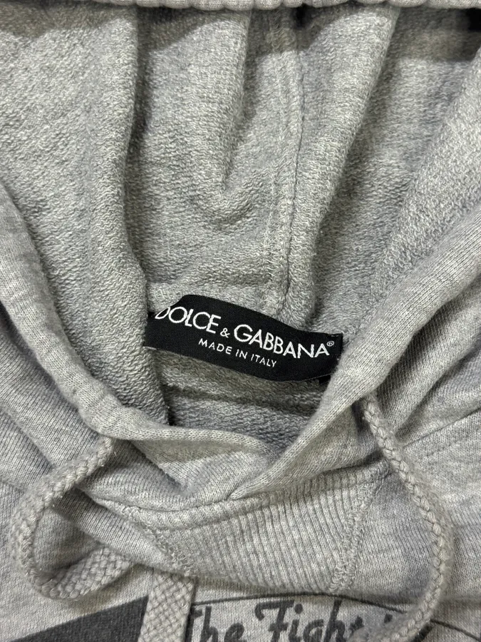 Dolce & Gabbana Mohammed Ali Fight Grey Hoodie - Image 8