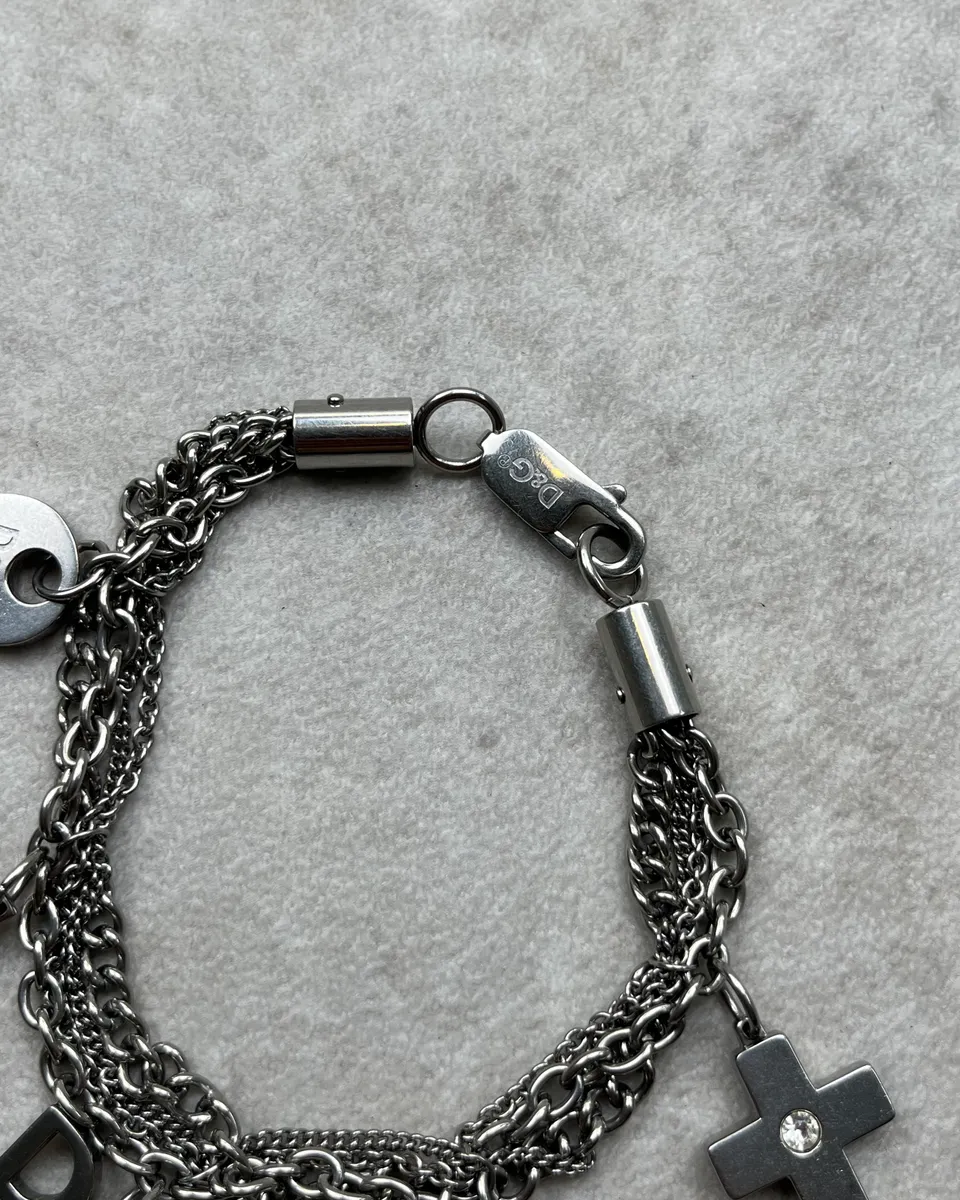 Dolce & Gabbana Multi Chains Charms Bracelet - Image 5