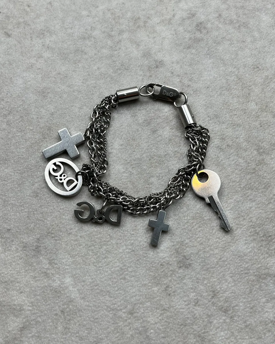 Dolce & Gabbana Multi Chains Charms Bracelet - Image 6