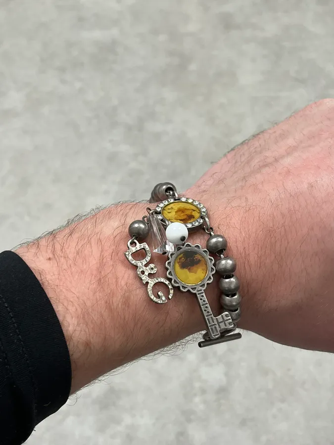 Dolce & Gabbana Multi Pendant Bracelet - Image 4
