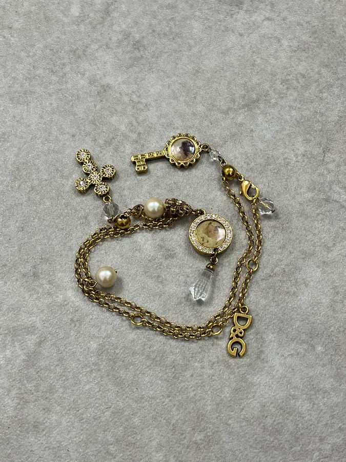 Dolce & Gabbana Multi Pendant Ornament Necklace - Image 4