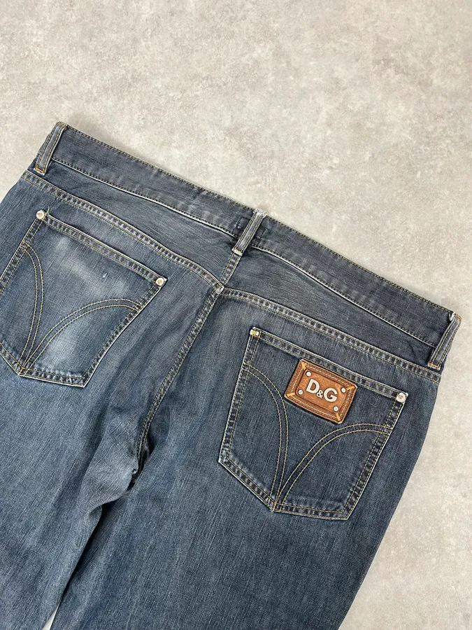 Dolce & Gabbana Navy Denim Jeans - Image 7