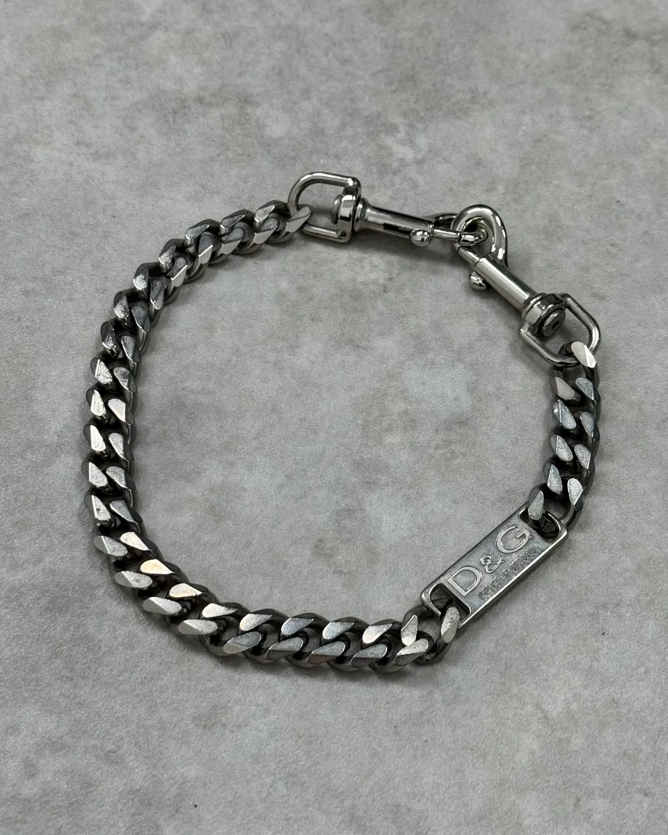 Dolce & Gabbana Silver Metal Chain Wallet Chain - Image 2