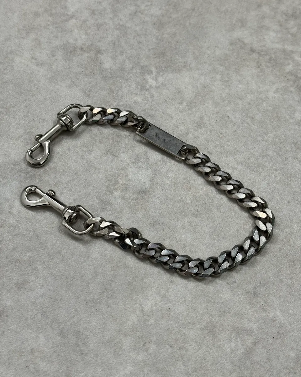 Dolce & Gabbana Silver Metal Chain Wallet Chain - Image 5