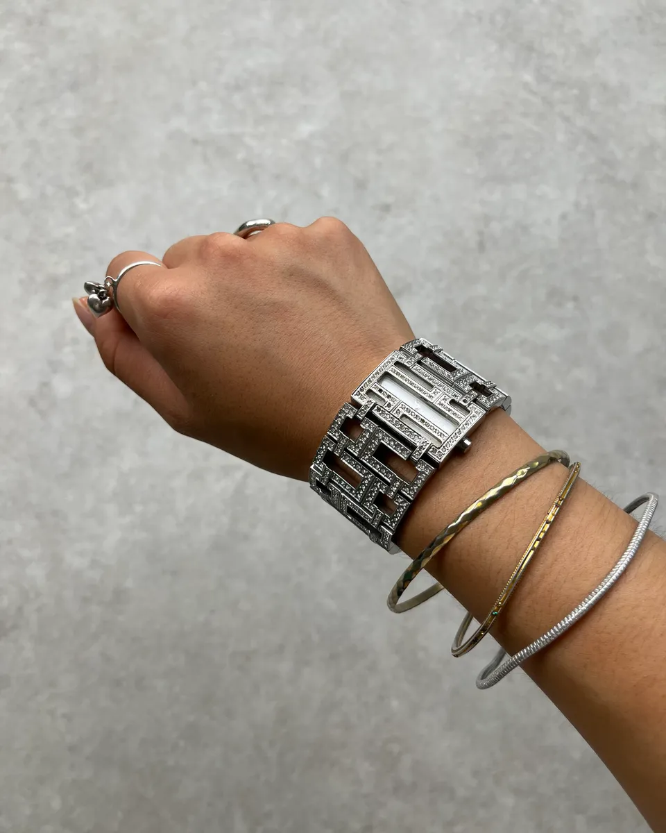 Dolce & Gabbana Stainless Steel Multi-Strass Watch