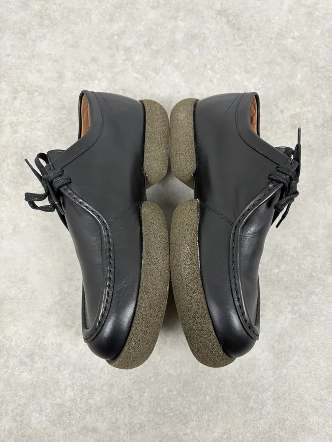 Dries Van Noten Black Classy Premium Leather Derby Shoes - Image 5