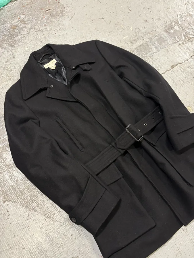 Dries Van Noten Black Classy Wool Coat - Image 4