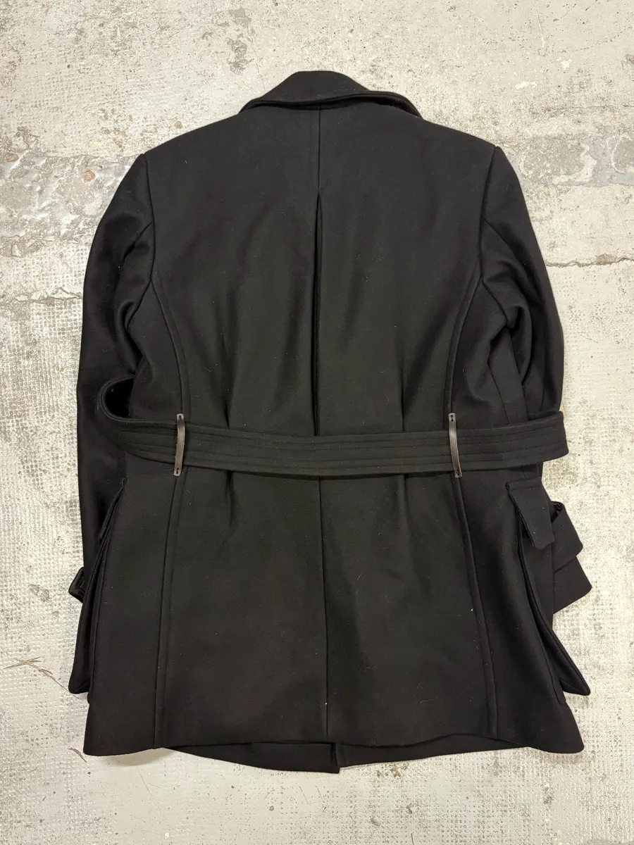 Dries Van Noten Black Classy Wool Coat - Image 7