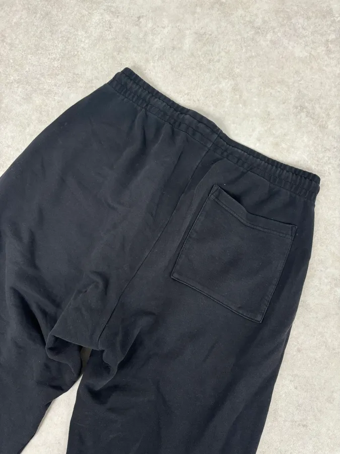 Dries Van Noten Black Minimal Straight Wide-Leg Sweatpants - Image 7