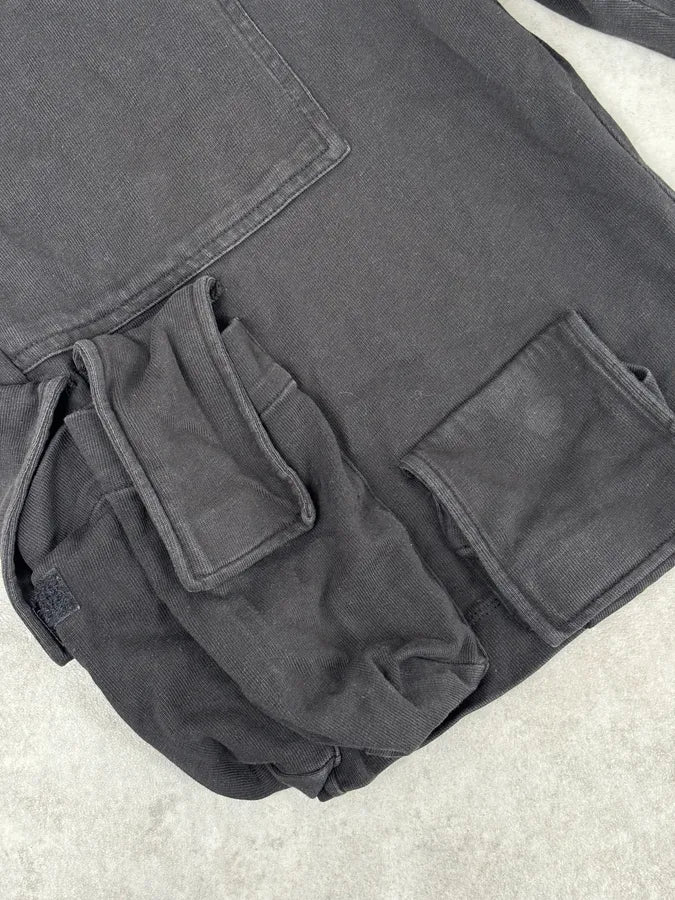 Dries Van Noten Black Multi Pockets Cargo Shorts - Image 9