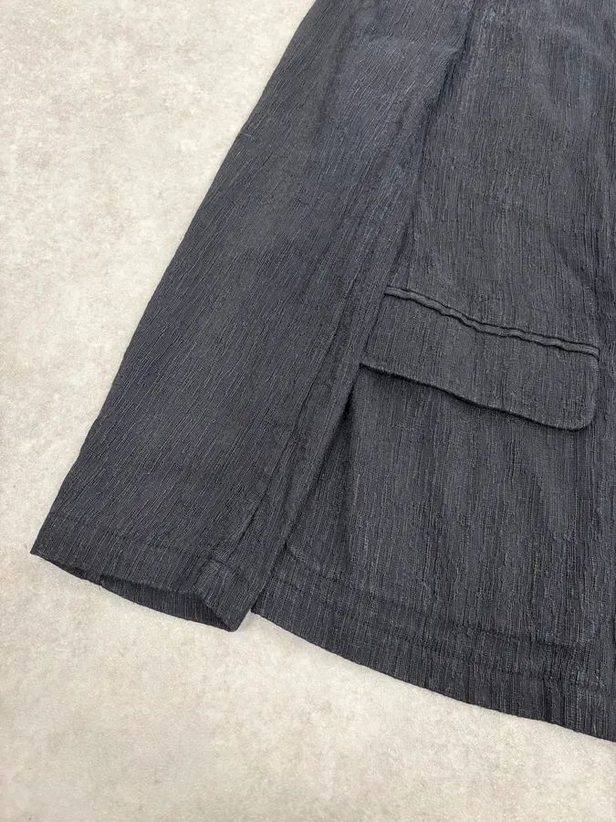 Dries Van Noten Black Relief Blazer Jacket - Image 8