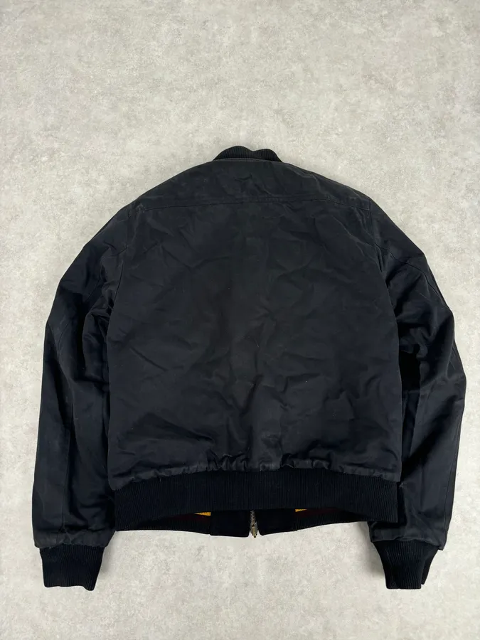 Dries Van Noten Black Reversible Tactical Bomber Jacket - Image 11