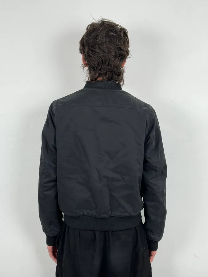 Dries Van Noten Black Reversible Tactical Bomber Jacket - Image 3