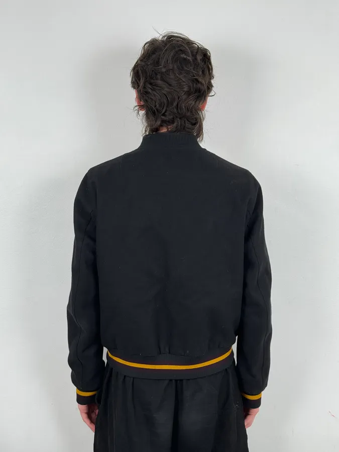 Dries Van Noten Black Reversible Tactical Bomber Jacket - Image 5