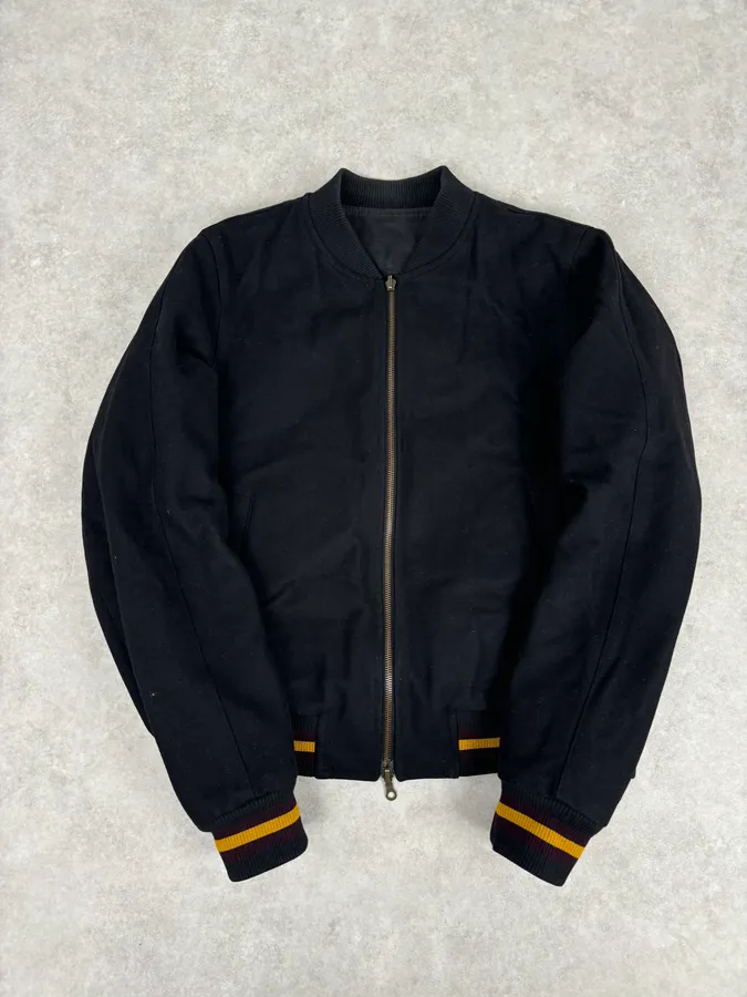 Dries Van Noten Black Reversible Tactical Bomber Jacket - Image 7