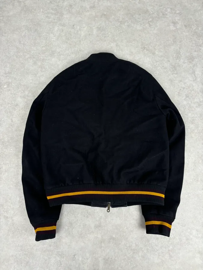 Dries Van Noten Black Reversible Tactical Bomber Jacket - Image 9