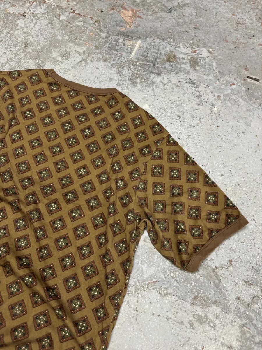 Dries Van Noten Brown Mozaic T-Shirt - Image 6