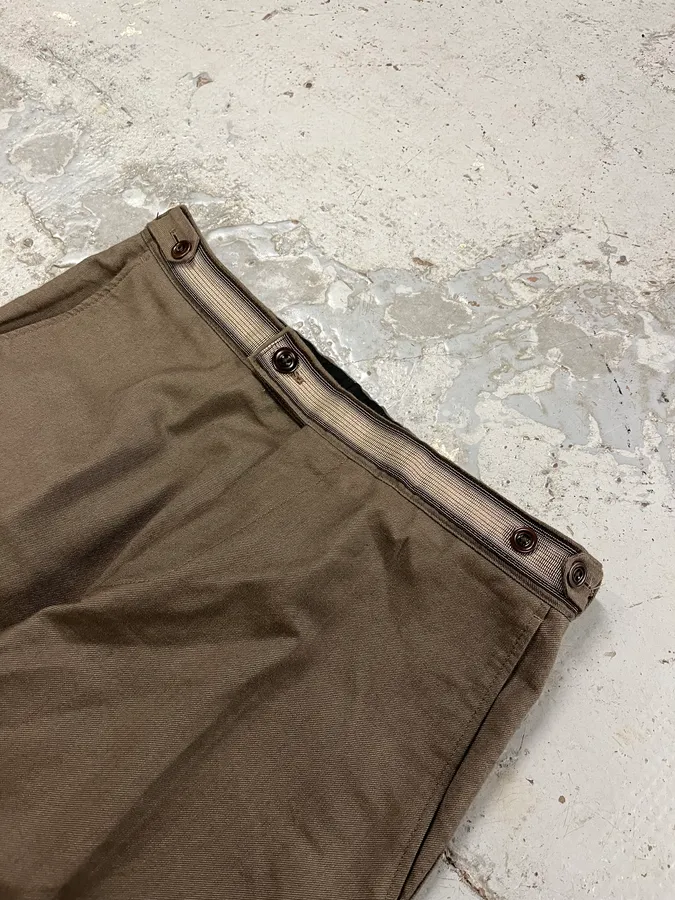 Dries Van Noten Brown Straight Pants - Image 6