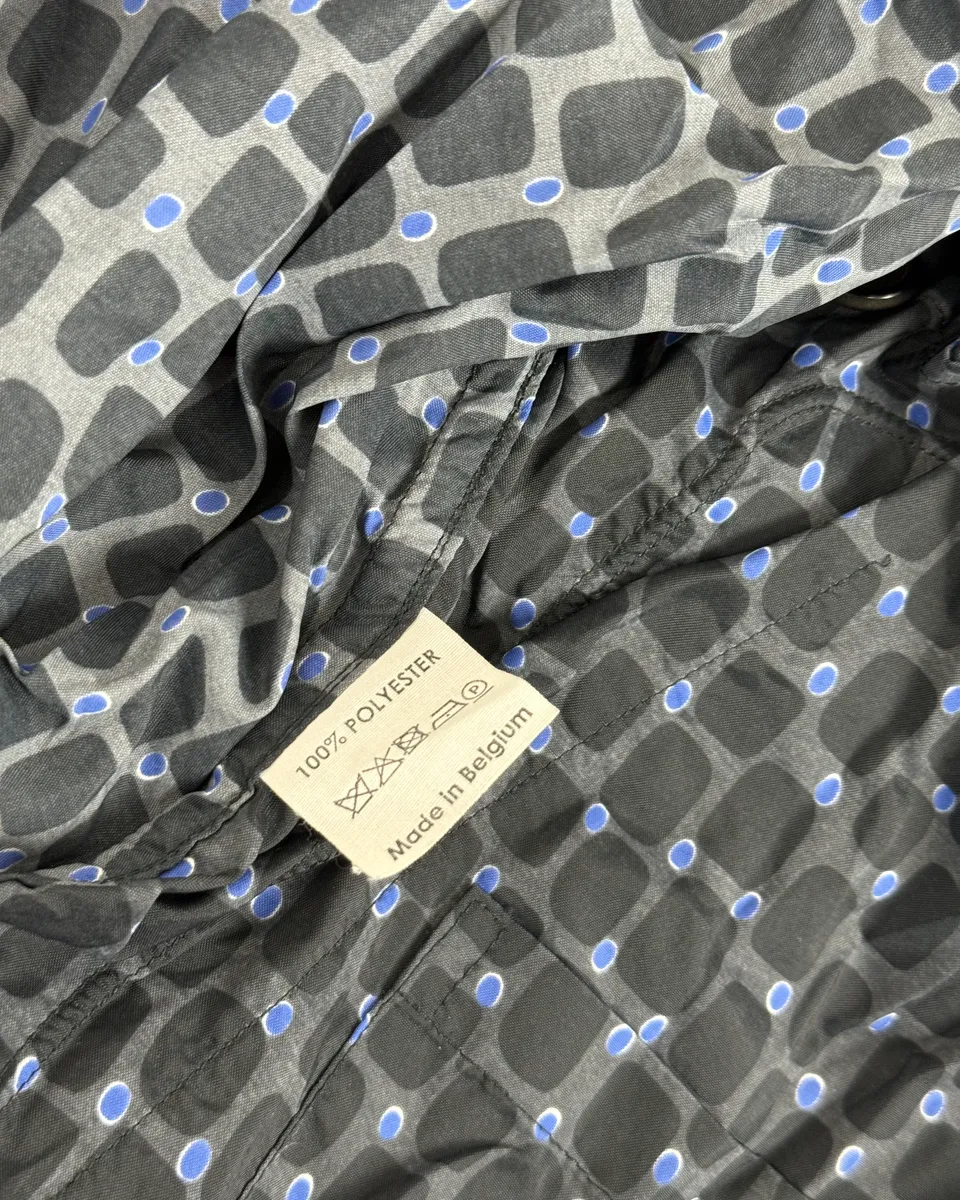 Dries Van Noten Grey & Blue Light Zip Up Jacket - Image 10