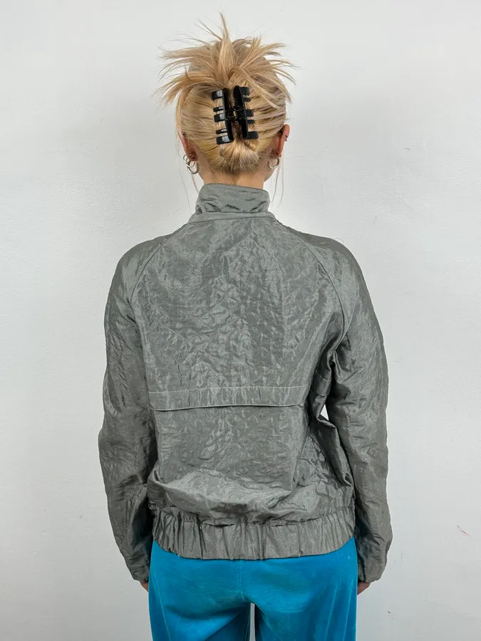 Dries Van Noten Grey Quilted Relief Jacket - Image 3