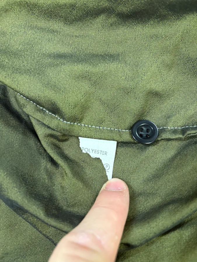 Dries Van Noten Grey Silk Quilted Jacket - Image 10