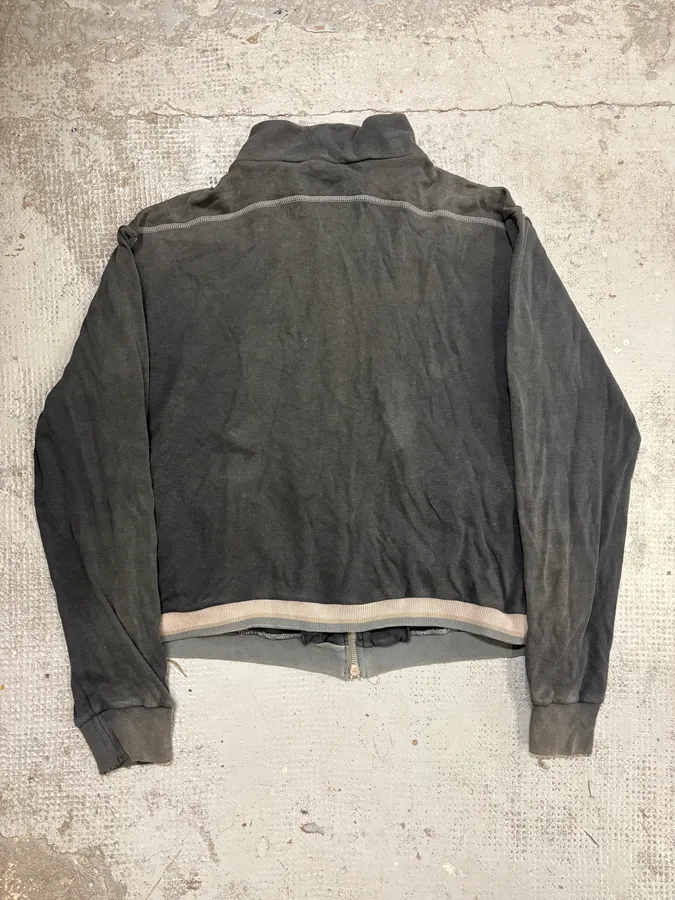 Dries van Noten Grey Zip Cargo Track Sweater - Image 6