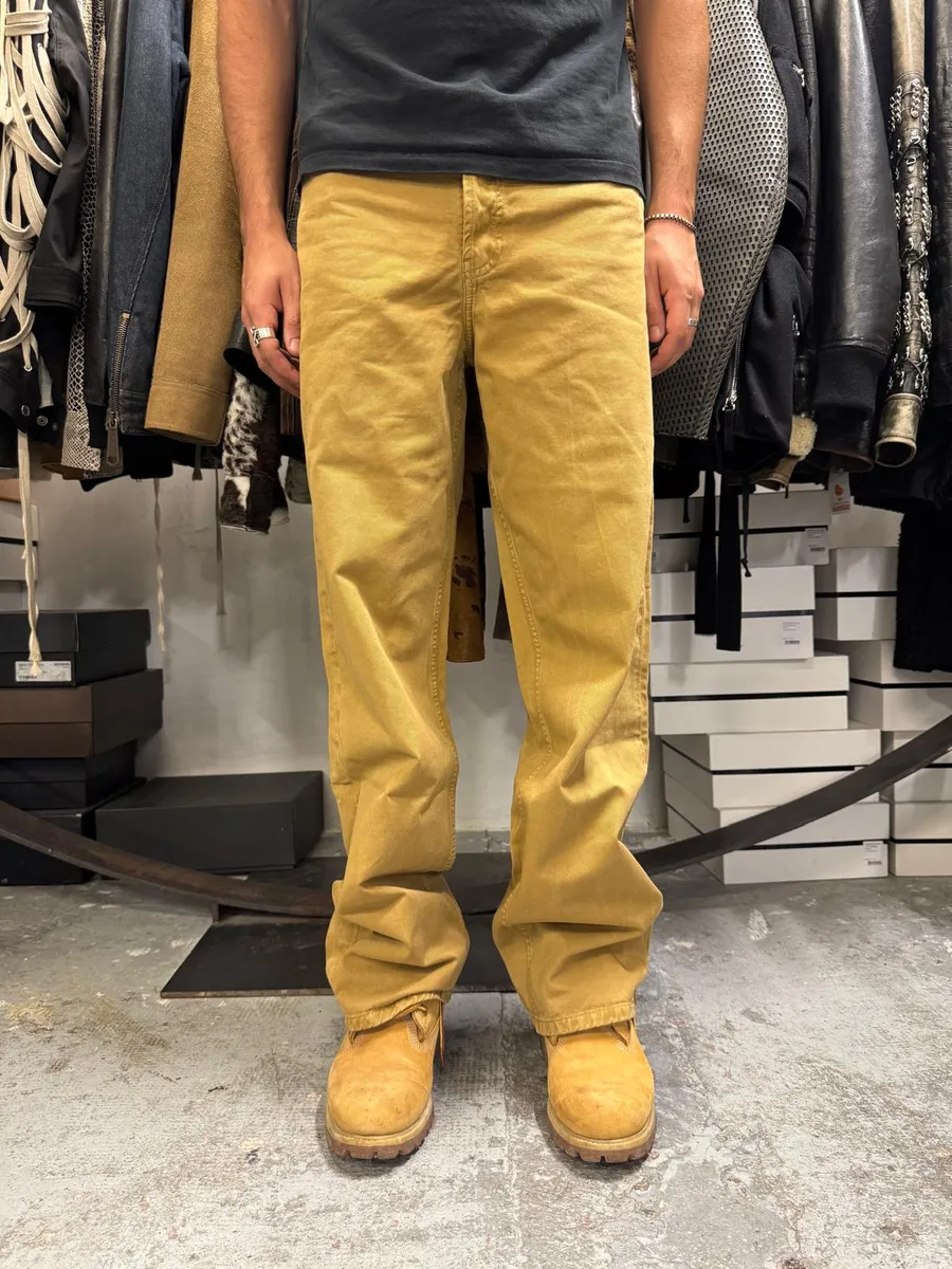 Dries Van Noten Mustard Yellow Pants