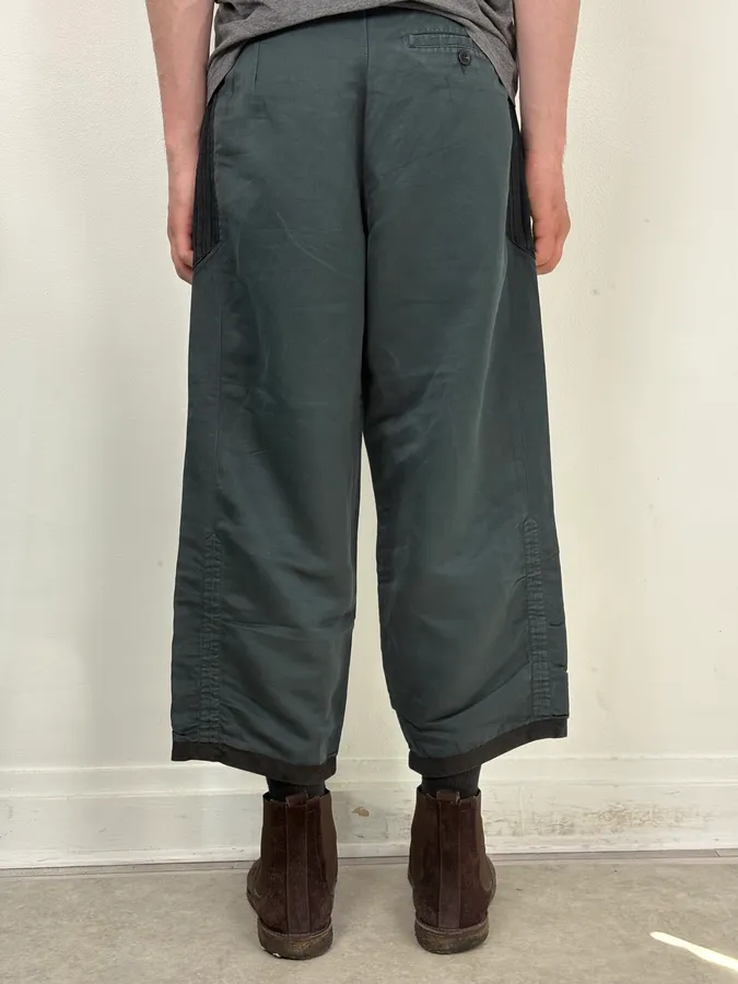 Dries Van Noten Navy Baloon Short Pants - Image 4