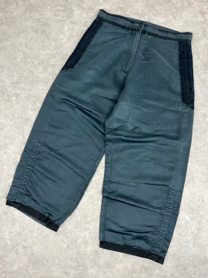Dries Van Noten Navy Baloon Short Pants - Image 5