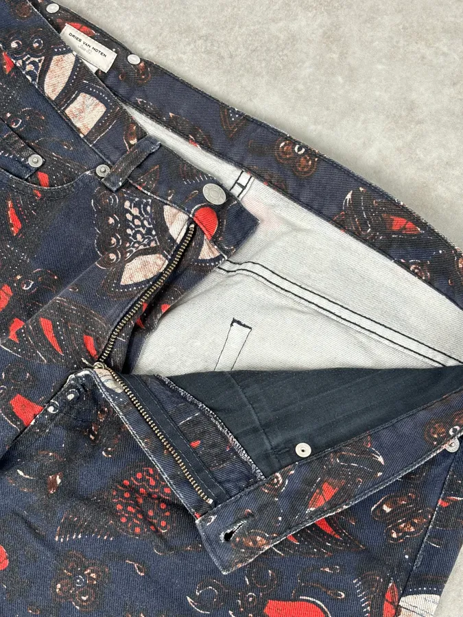 Dries Van Noten Navy Contemporary Pants - Image 10