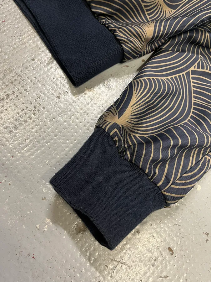 Dries Van Noten Navy Reversible Nylon Bomber Jacket - Image 9