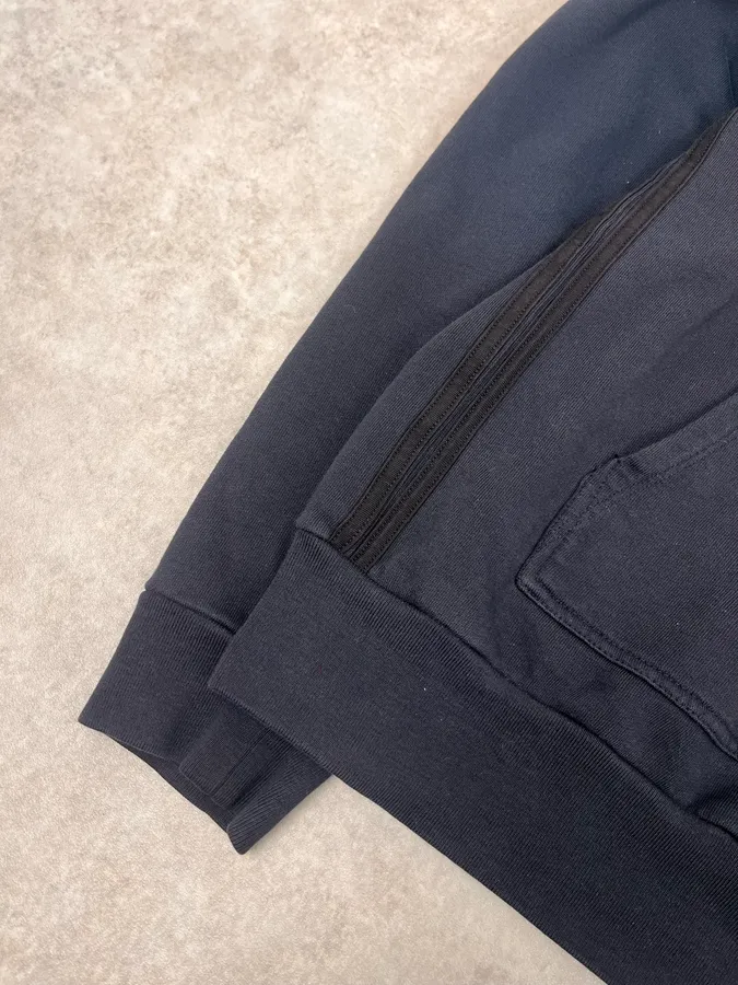 Dries Van Noten Navy Sergent Zip-up Hoodie - Image 6
