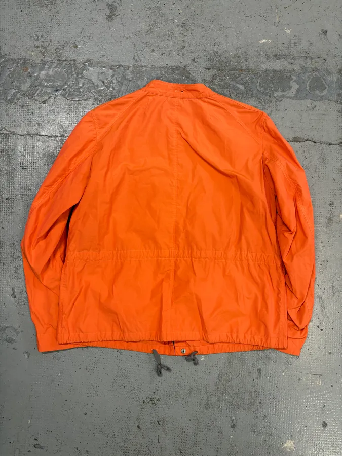 Dries Van Noten Orange Nylon Cargo Light Jacket - Image 5