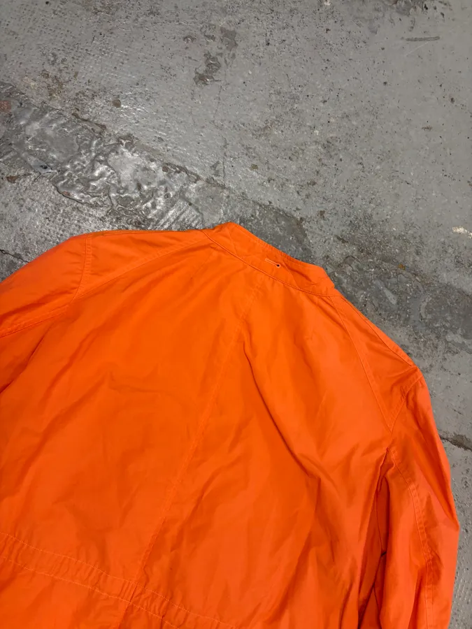 Dries Van Noten Orange Nylon Cargo Light Jacket - Image 6