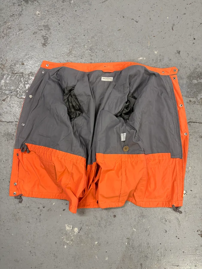 Dries Van Noten Orange Nylon Cargo Light Jacket - Image 7