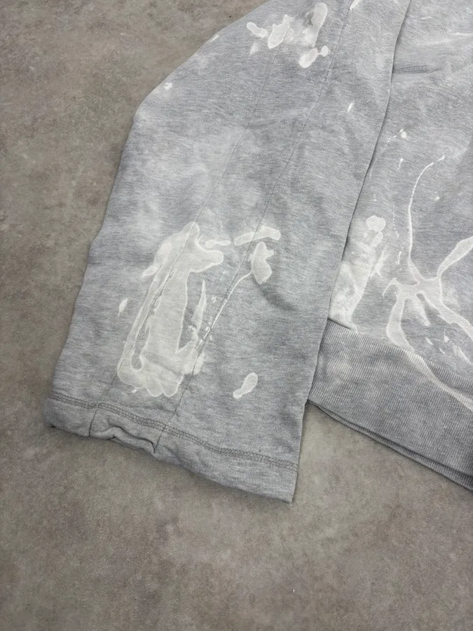 Dries Van Noten Oversized Grey Abstract Sweater - Image 7