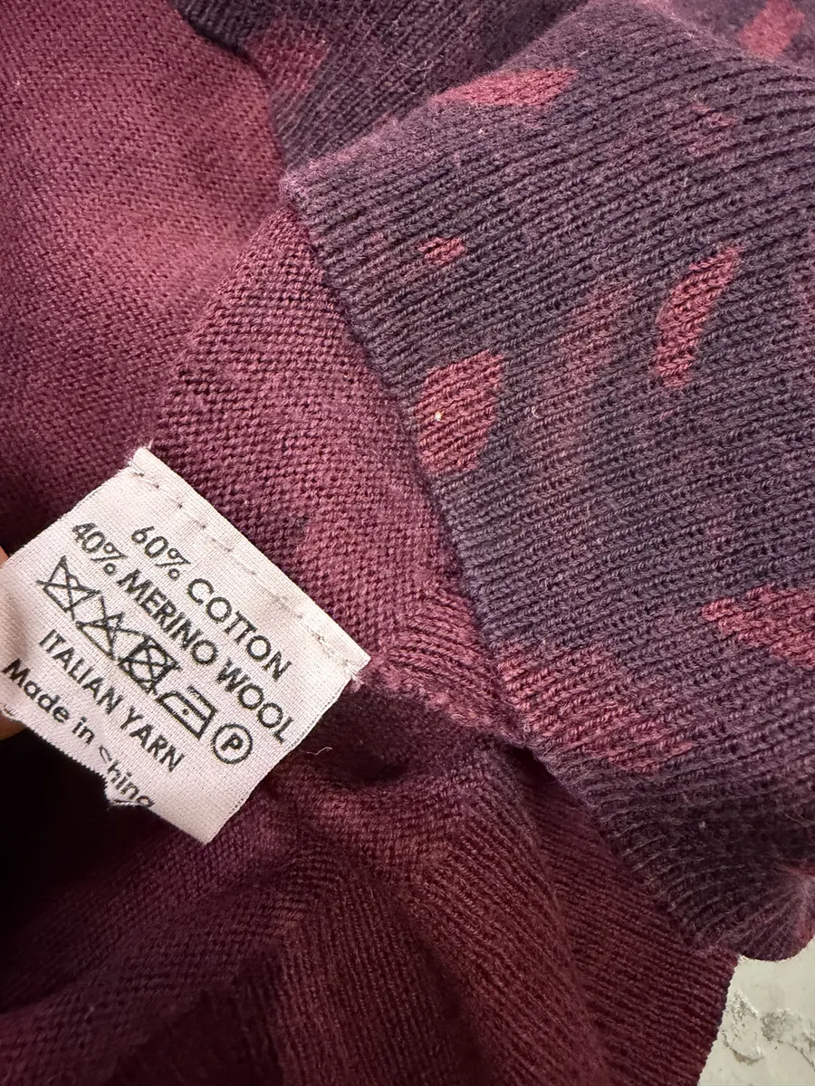 Dries Van Noten Red Bordeaux Contemporary Sweater - Image 8