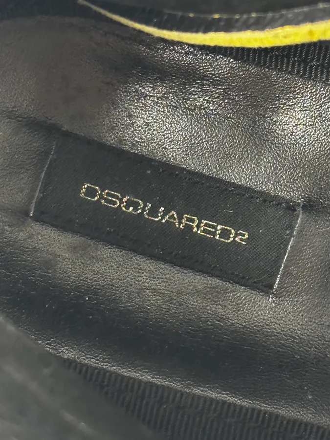 Dsquared2 Black Lace-Up Leather Hiking Boots - Image 8