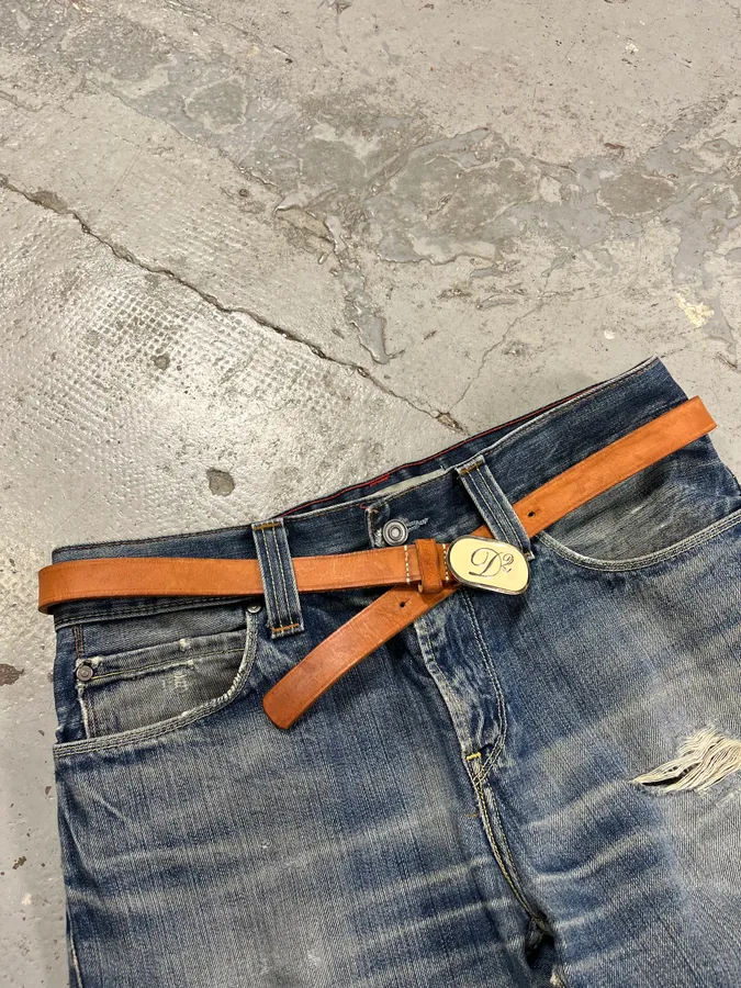 DSquared2 Brown Leather Belt - Image 3