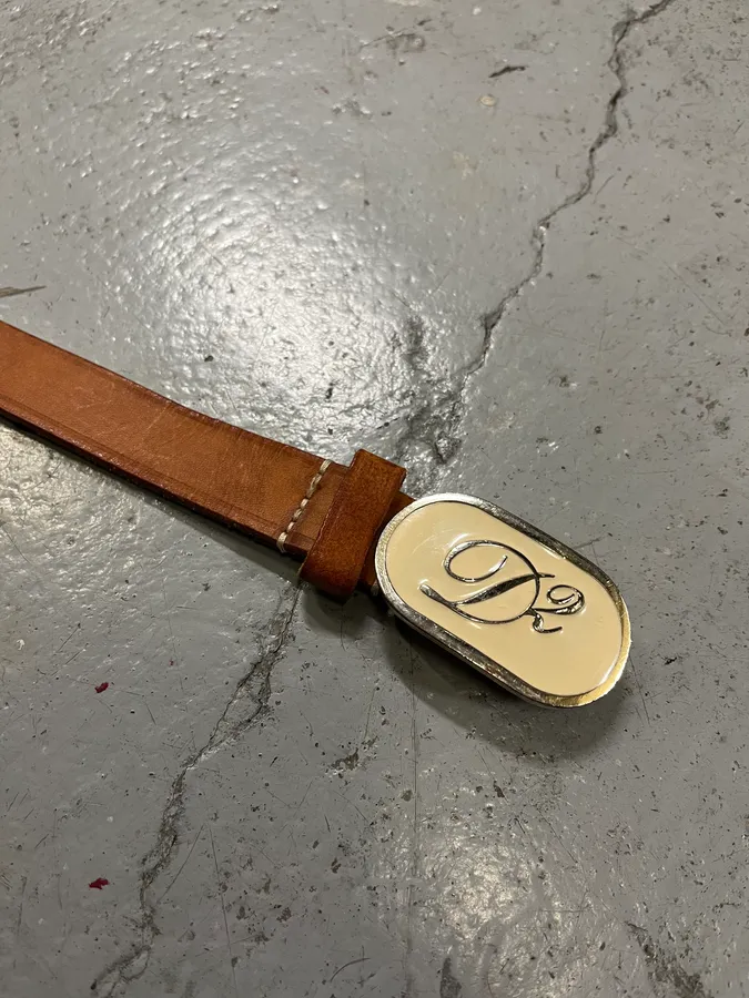 DSquared2 Brown Leather Belt - Image 6