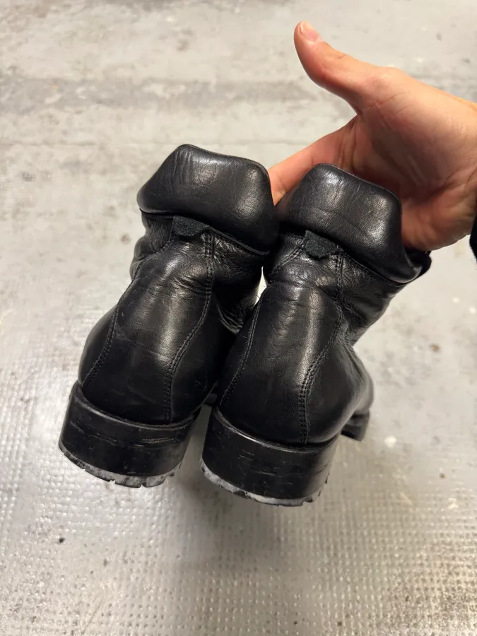 Dsquared2 Hiking Boots Black Leather Boots - Image 6