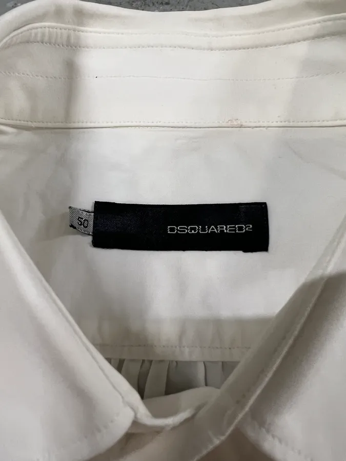 Dsquared2 Only God Can Judge White Shirt - Image 4