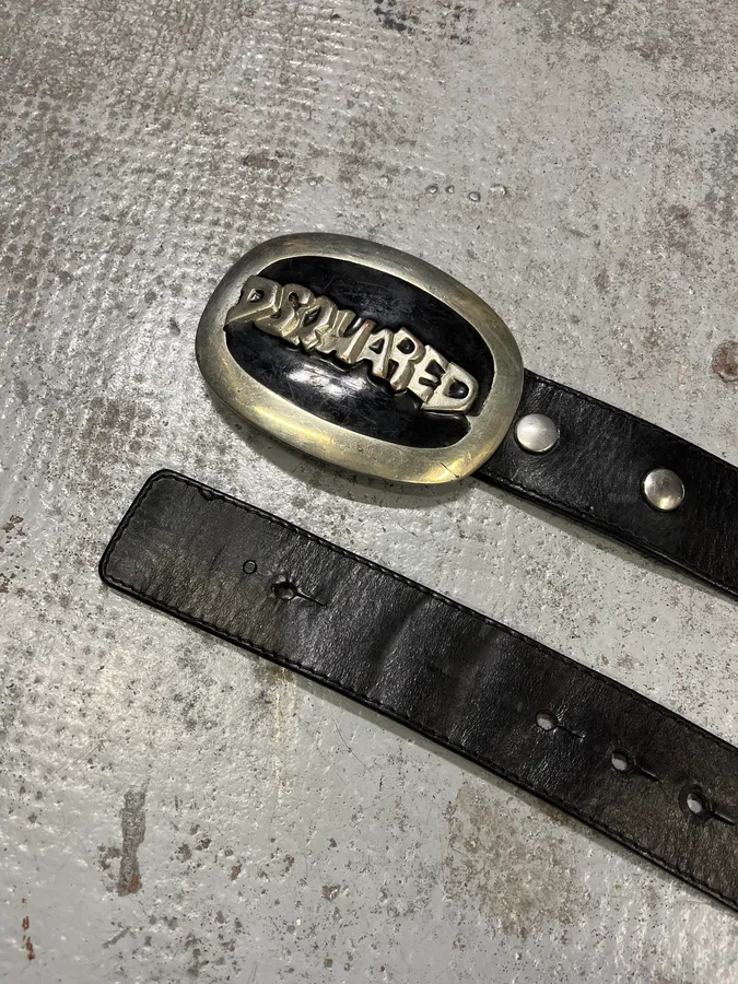 Dsquared2 Propaganda Buckle Black Belt - Image 5