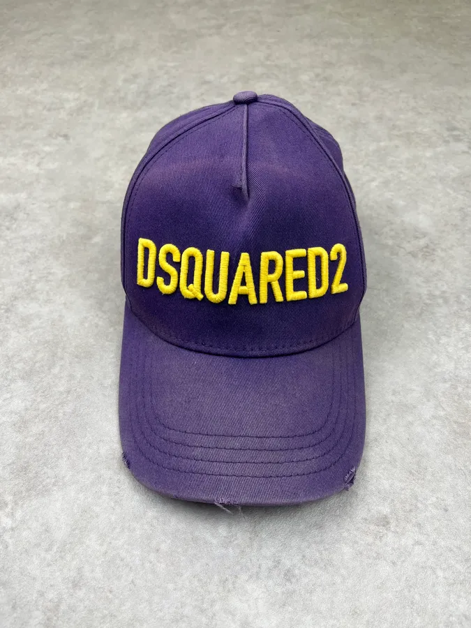Dsquared2 Propaganda Yellow & Purple Cap