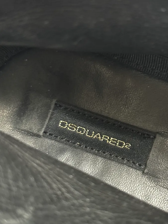 Dsquared2 Suede Brut Brown Grey Eroded Leather Boots - Image 9