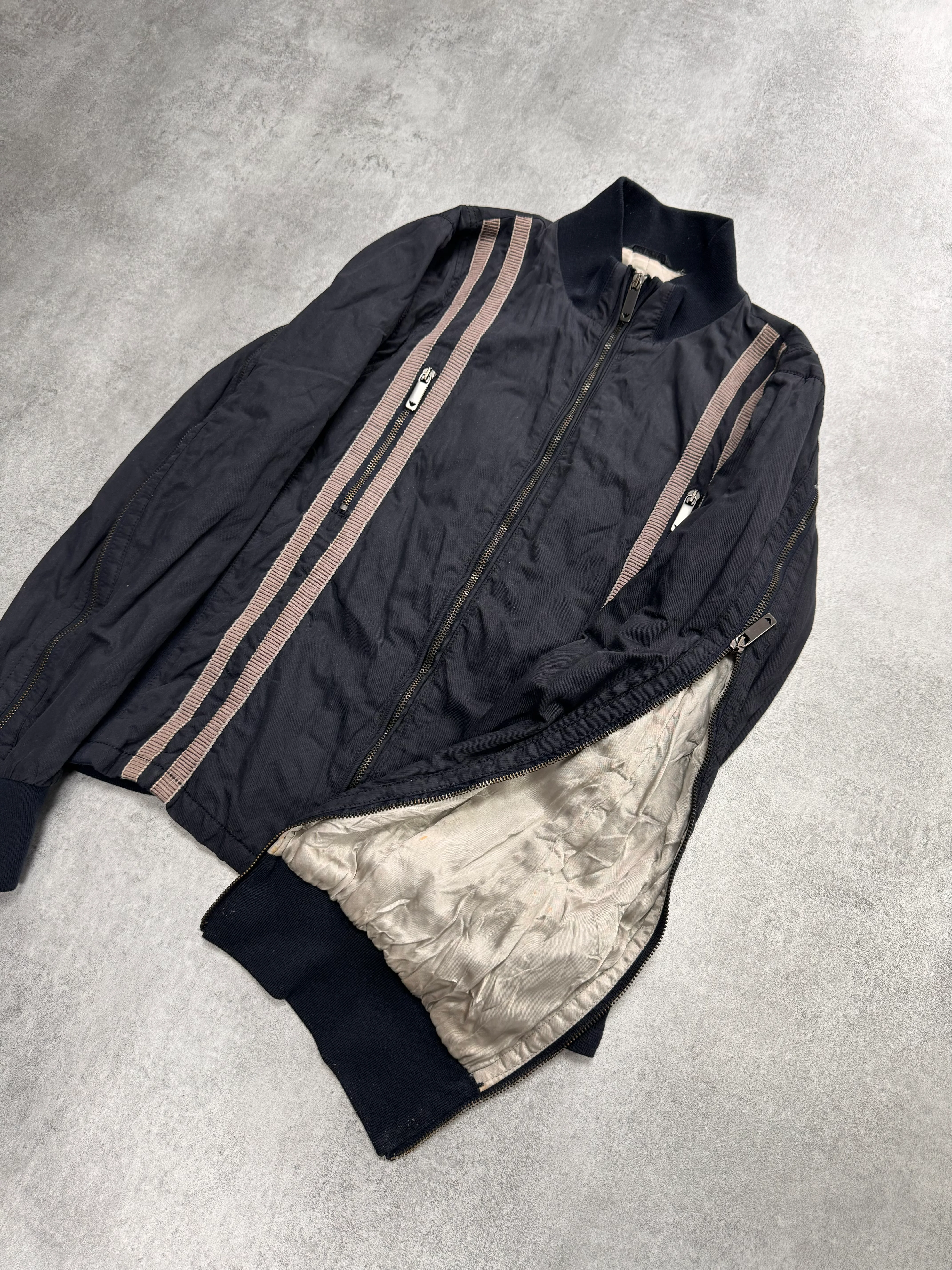 SS2001 Emporio Armani Arm Zip Bomber Jacket - Image 2