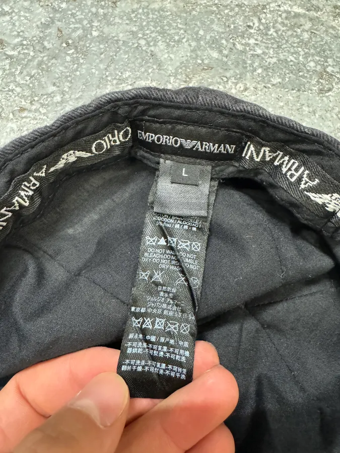 Emporio Armani Eagle Black Cap - Image 7
