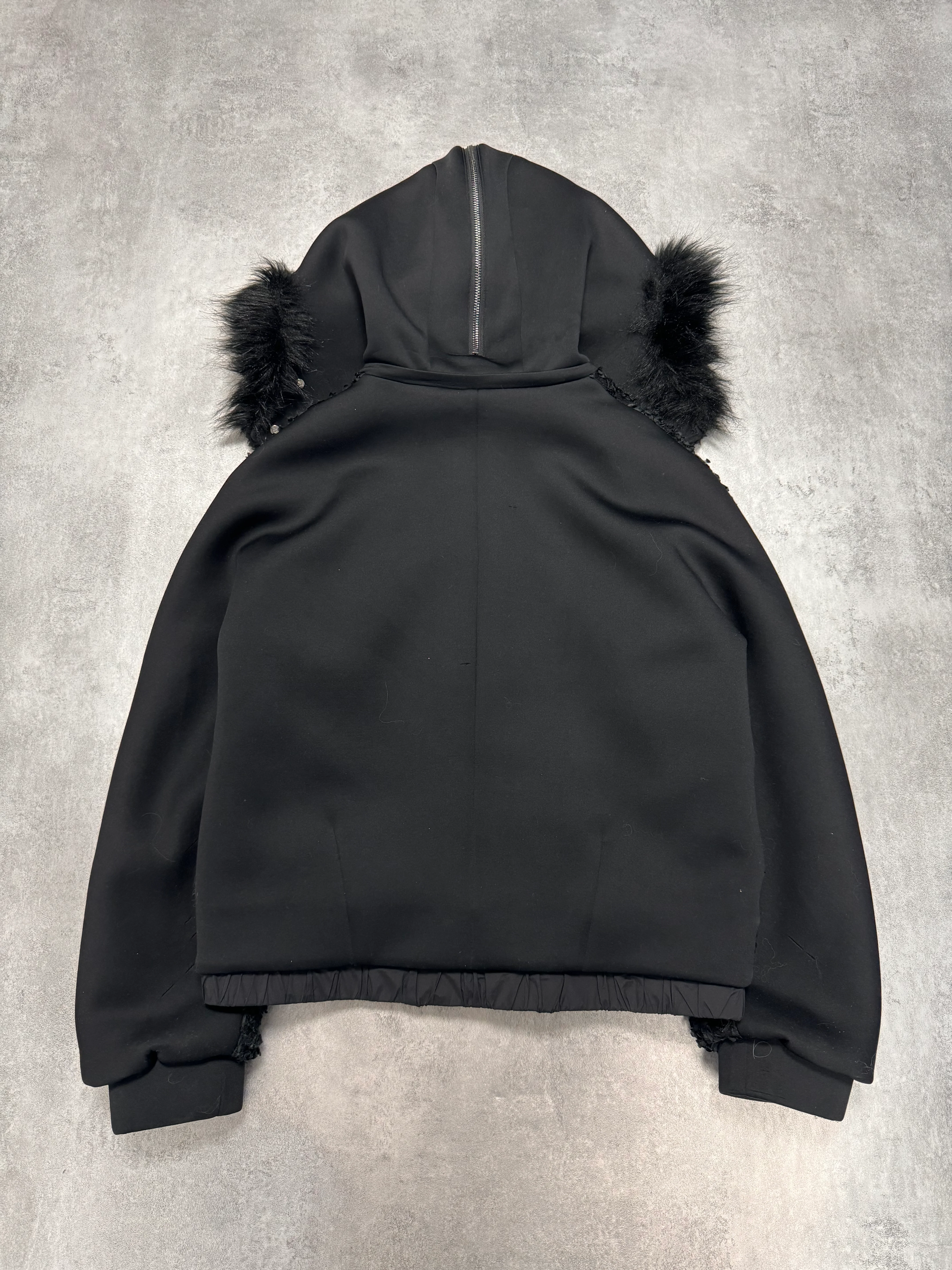 Emporio Armani Embellished Zipped Hood Jacket - Image 5