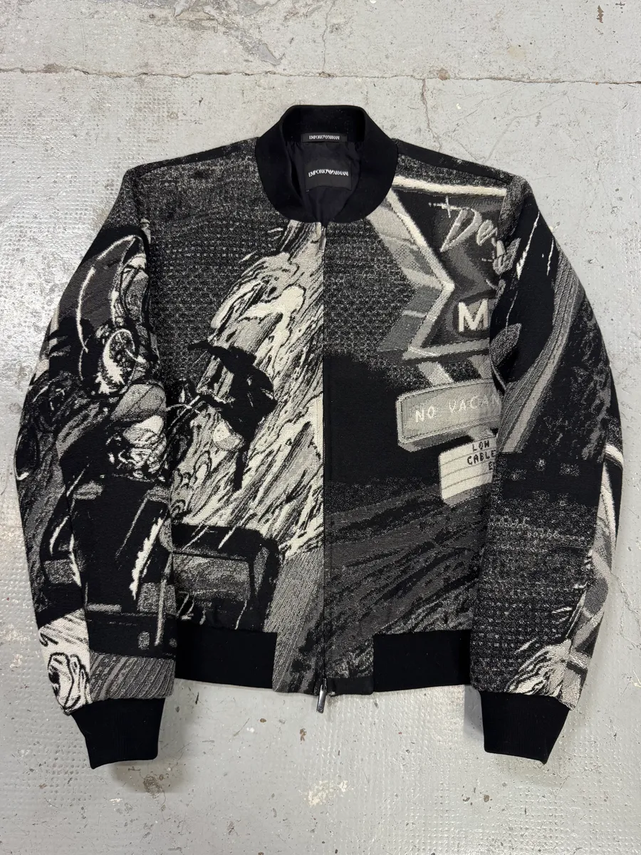 Emporio Armani Motel Black & White Bomber